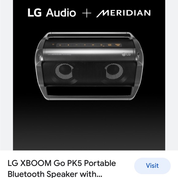 LG xBOOM portable Bluetooth speaker with Meridian technology ❗ - Picture 1 of 6